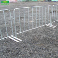 Galvanized Flat feet traffic crowd control barrier