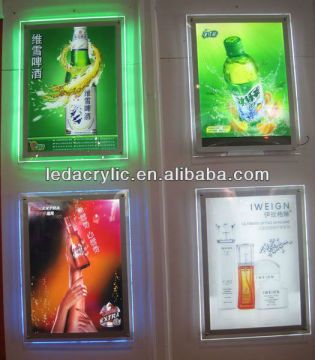 Single Side Crystal LED Light Box for Wall Mounted