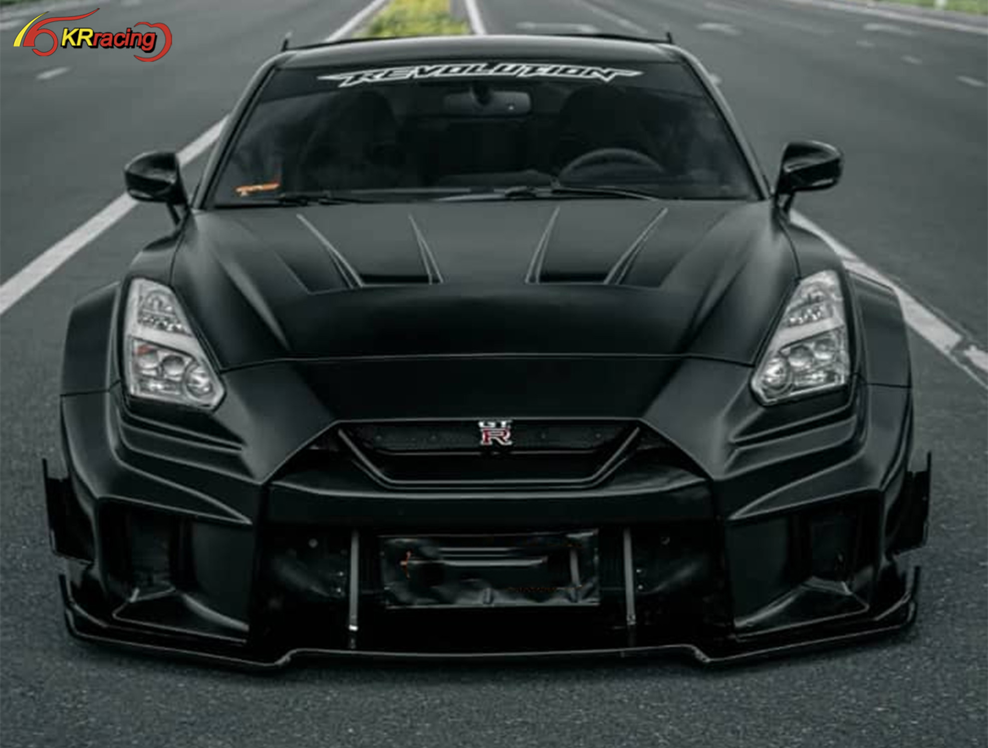 Lb-silhouette Type 3 Glass Fiber Frp Body Kit For Nissan Gtr R35 (2008 ...