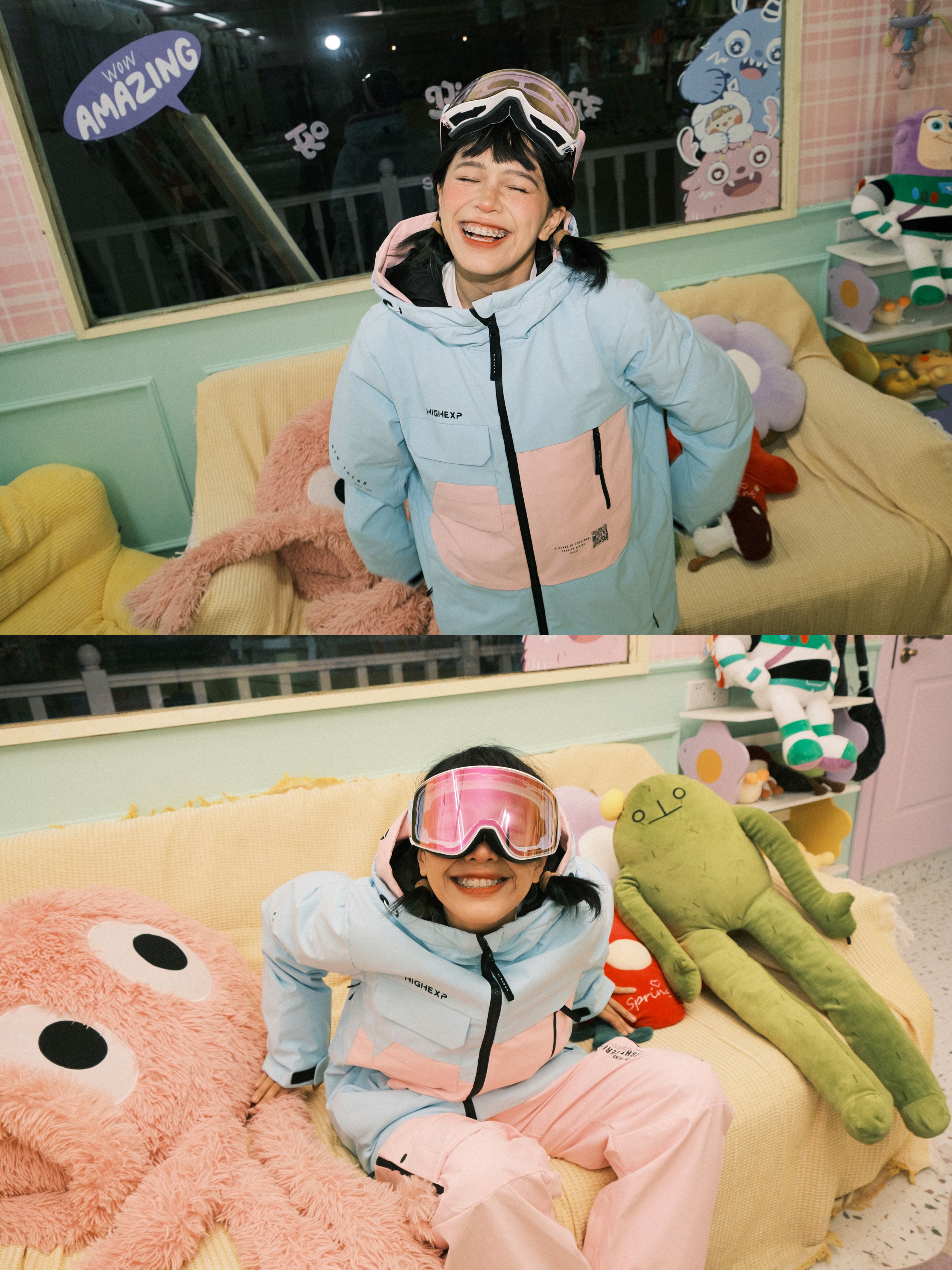 snowboard suits show