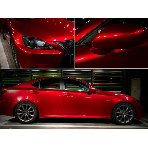 I-Metallic Gloss Car Dark Red Car Wrap Vinyl