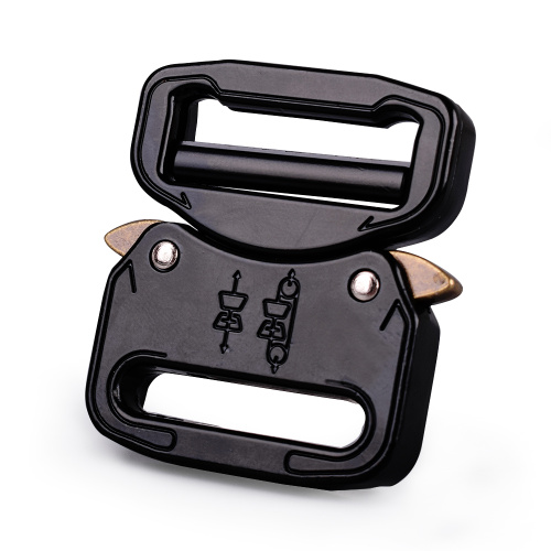 25mm Heavy Duty 300KG Steel Tactical Military Black Electrophoresis Cobra Belt Buckle