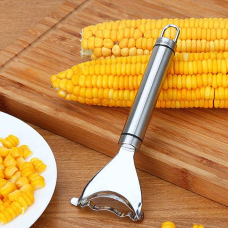 NEW Blade Peeler Corn Peeler Stainless Steel Tool Cob Peeler Corn Manual Stripper Kernel Kitchen Cutter Corn Cob Strippe