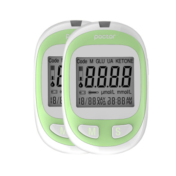 Blood glucose ketone uric acid detector