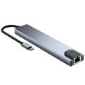 8 in 1 USB C -Hub für Laptop