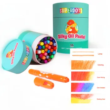 Wholesale Non-Toxic Washable Silky Crayon Set for Kids