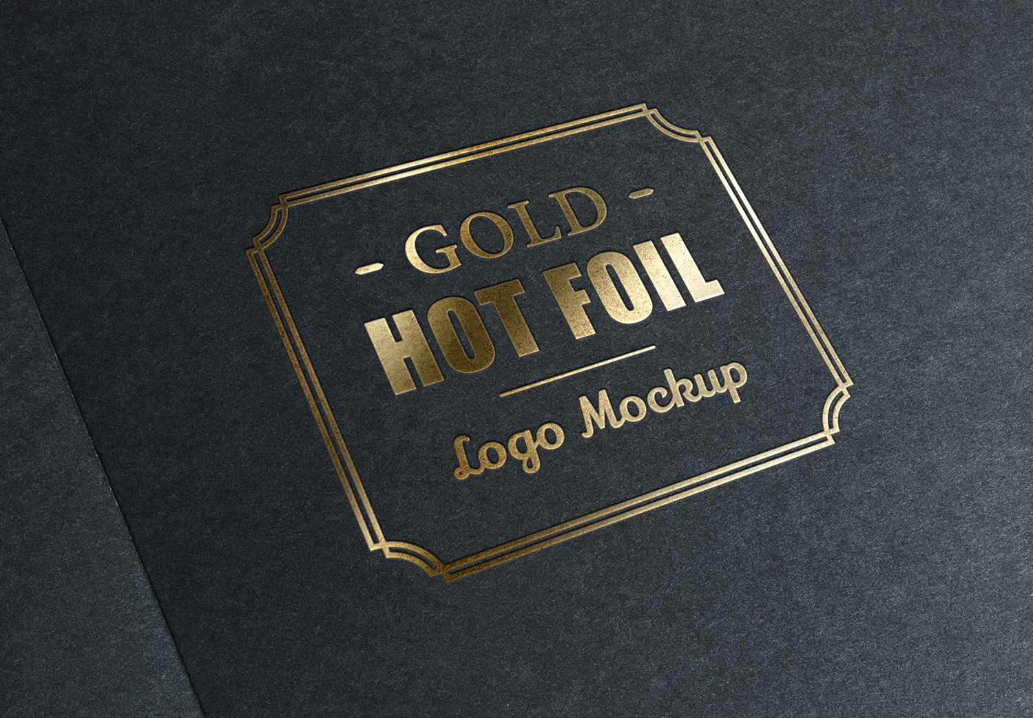 Customizable foil stamped card