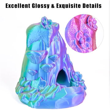 Tri-Color Coextruded Silk PLA 1.75mm