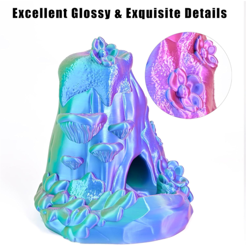 Tri-Color Coextruded Silk PLA 1.75mm