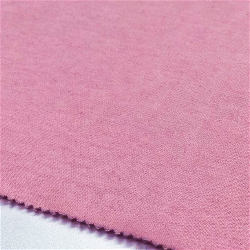 Hoodie Pink Terry Brush Fabric (2)