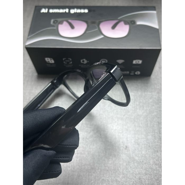 Gafas inteligentes Y01 con superficie de alto brillo, memoria grande de 4GB + 32GB, cámara HD de 8MP, grabación de vídeo manos libres, traducción en tiempo Real Sm