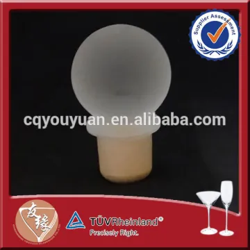 43mm x 68mm glass material wine cork stopper
