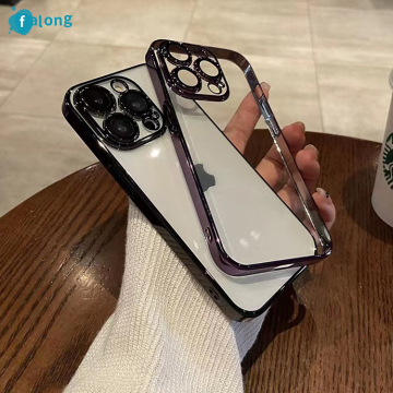 Transparent Shockproof Case for iPhone 15/14/13/12/11 Pro Max/XR/XS Max - Anti-Impact Clear Back Cover