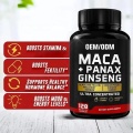 Male Performance Maca Root Powder With Ginseng Capsules