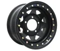 8 Spoke 17x8 Black Car Steel Wheel Rim