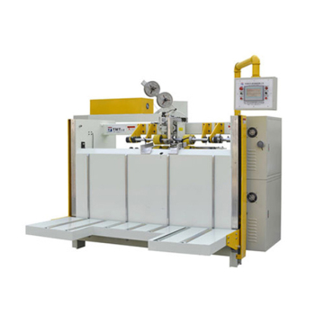 Semi-auto corrugated carton box stitcher one piece sheet corrugated carton manufacturing stitching machinery