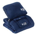 Travel blanket pillow with logo