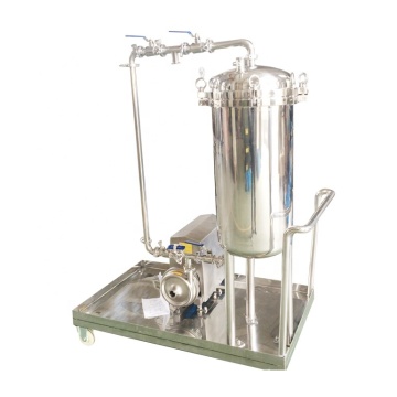 SS304 SS316L Food Grade Moving Filter Housing
