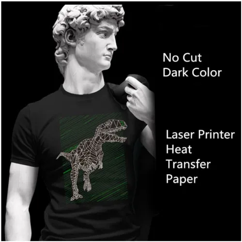 A4/a3 Size A+b Dark Laser No Cut Heat Transfer Paper Self Weeding