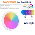 Trwałe światło panelowe RGB LED do domu