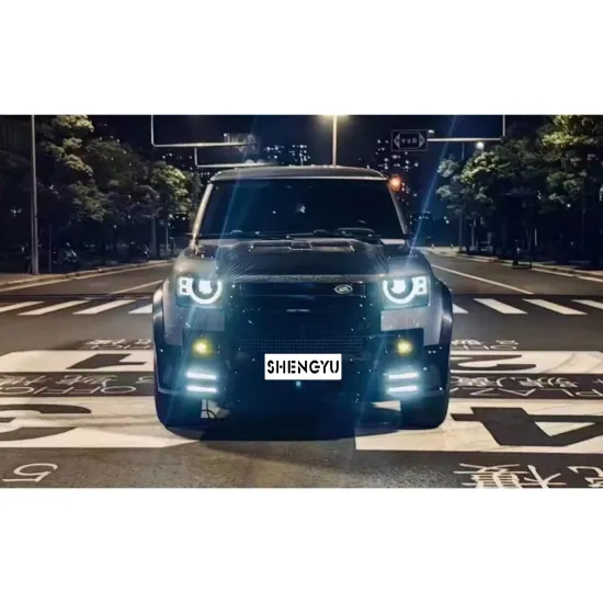 Change to Lunma Kit for Land Rover Defender 2020-2023: Bumpers, Exhaust Pipes, and Eyebrows