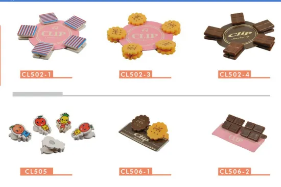 Hot sell plastic shape nice paper clips