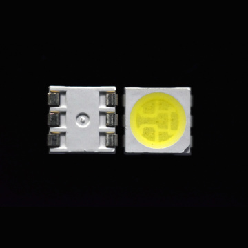 Белый SMD LED 5050 3-х микросхема 20LM