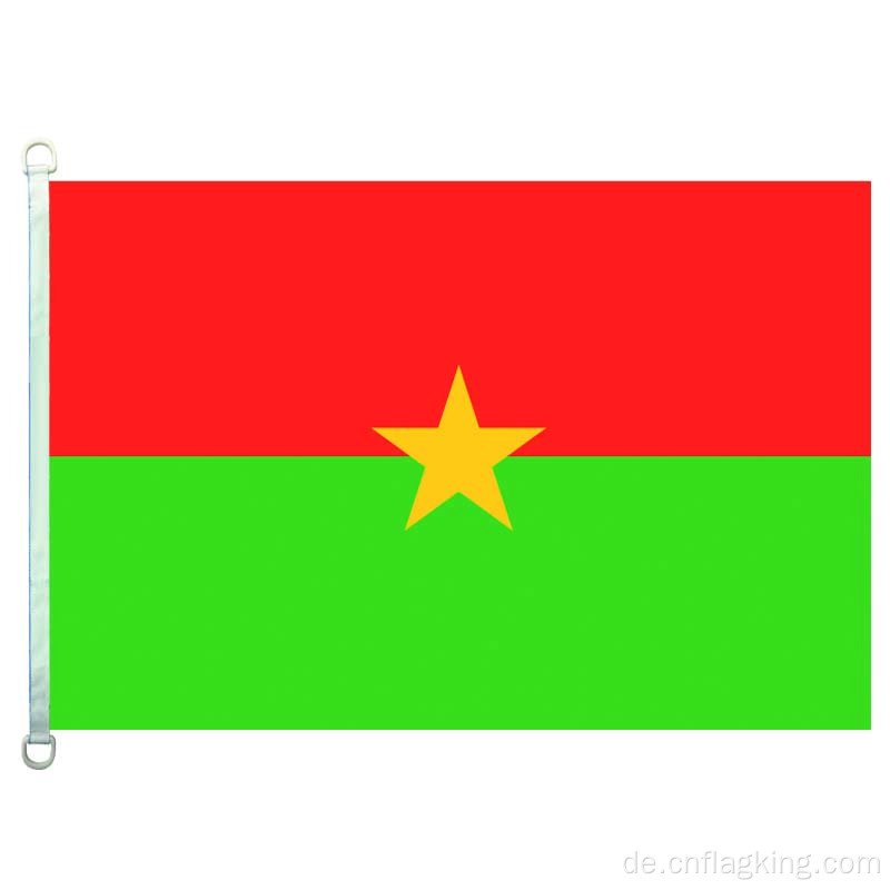 Burkina Faso Fahne 100% Polyester 90*150cm Burkina Faso Banner