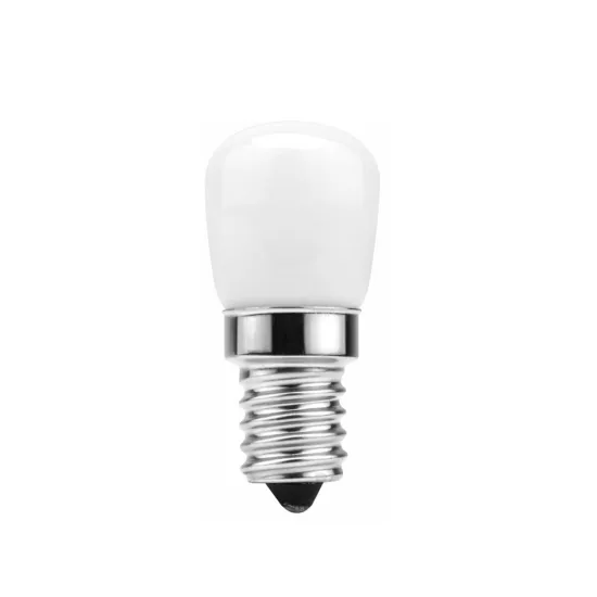 1.5W LED Mini Fridge Light Bulb - 110V/220V, B15/E12/E14/T22/T26, Milky Glass, White Warm