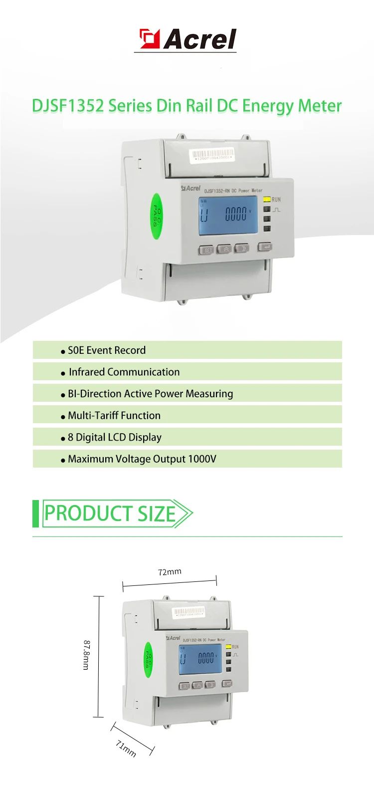 dc kwh meter