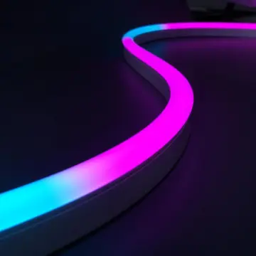 DC12V/24V RGB LED Neon Light Strip: Waterproof Multi-Color LED Rope Light for Party Decoration
