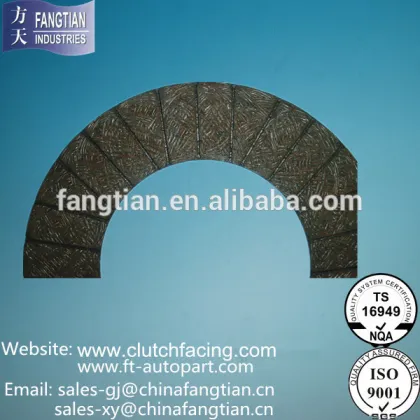 Best Selling Asbestos-free Clutch Facings F-0419