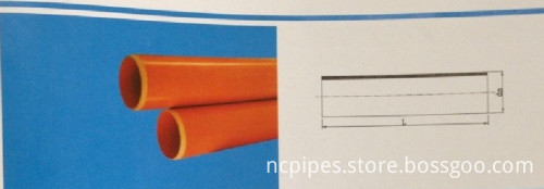 Pvcu Pvc High-voltage Cable Pipe, High Quality Pvcu Pvc High-voltage ...