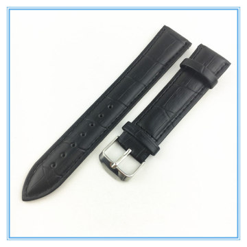 22MM benutzerdefinierte schwarze Lederarmbänder