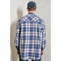 High Visibility Safety Distressed Oversize Flannel Shirt