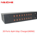 4pd + 16qc Charger rapide 20 ports