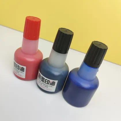 Water-Based Ink for Automatic Trodat Stamp 40ml Bottles - Red, Blue, Black Self Inking Stamp Ink