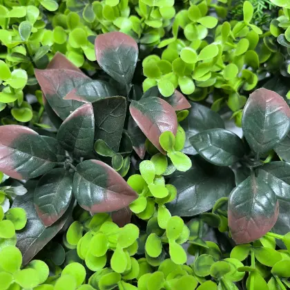 Linwoo Fake Wall Grass - Outdoor Decor Boxwood Faux Grass Wall Covering