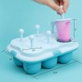 Stampi pop di ghiaccio in silicone gratuito di fabbrica BPA