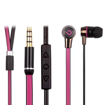 3.5mm plug noise cancelling with microphone cheap earbuds