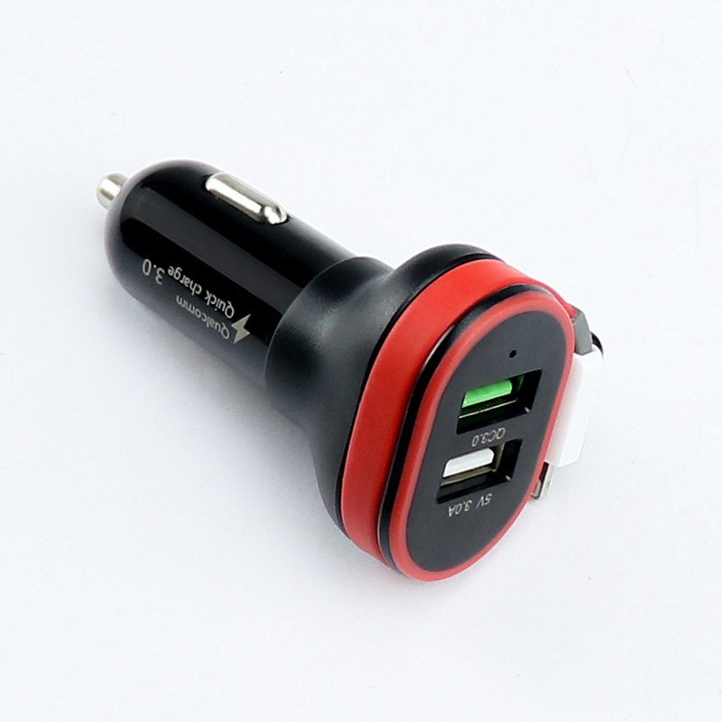 Car Charger QC-3.0 Quick Charger Dual USB Port