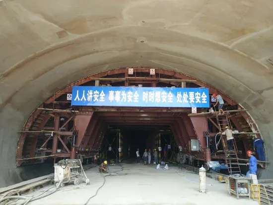 Simple Trolley for Partial Section of Tunnel