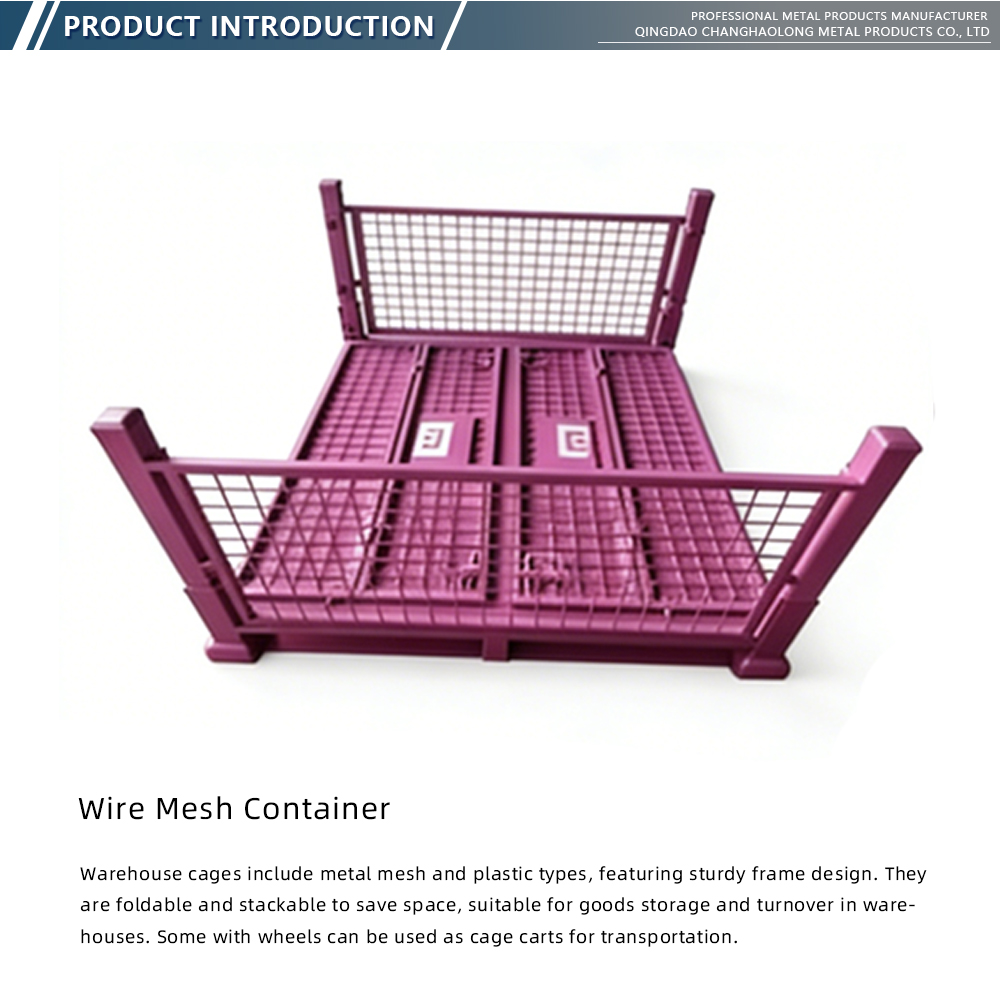 Foldable Wire Mesh Storage Cage X