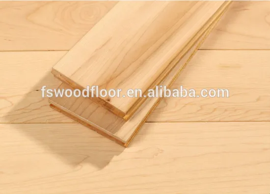 3/4" thickness maple solid wood flooring