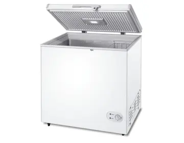 158L Double-Temperature Solar DC Freezer: Electric Chest Freezer with Compressor for Car, Household, Outdoor, Hotel Use - Single Door