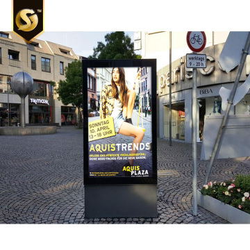 Outdoor Free standing magnetic lightbox signage