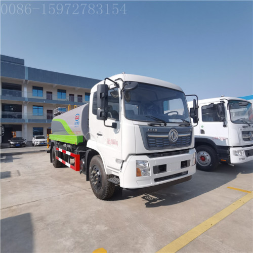 Dongfeng Tianjin 15CBM Зеленый распылительный грузовик