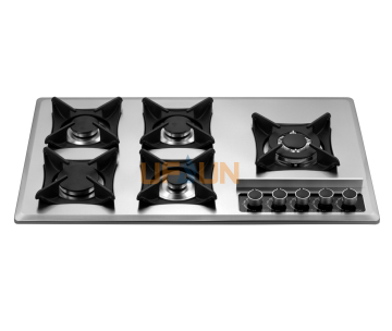 Wholesale Heavy Cast Iron Burner Can Use apartments with CE certificate built-in gas hob 5 gas burners Portable  Gas Stove