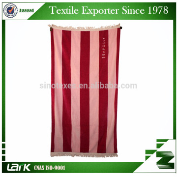 High quality 100% cotton towel, Printed Bath Towel wholesale, striped beach towel
