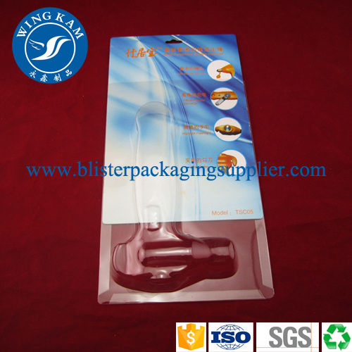 Sliding Card Blister Packaging PET PVC